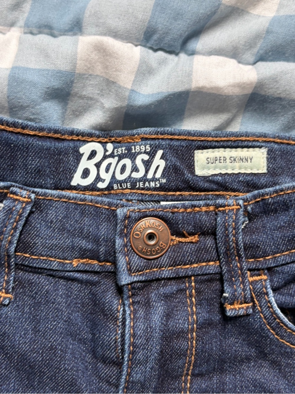B'gosh super skinny size 7 kids jeans - Picture 2 of 3
